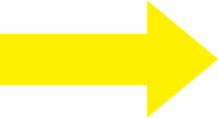 Richtungspfeile - Gelb, 16.5 x 30 mm, Folie, Selbstklebend, Gerade, +80 °C °c