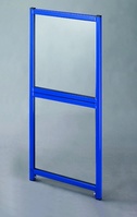 Trennwand-System das Universelle, Einzeltür mit Acrylglas Füllung, HxB 2200 x 1200 (1000) mm | MS0167