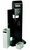 Standascher mit Abfallbehälter, HxBxT 1040x400x260 mm, 2/8 Liter | EA6006
