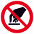Berühren verboten Verbotsschild - Verbotszeichen Alu geprägt, Größe 20 cm ¥ DIN EN ISO 7010 P010 ASR A1.3 P010