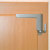 Mini-Türschließer für leichte Innentüren, 3-stufig einstellbar, Farbe: silber