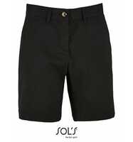 SOL´S Women´s Chino Bermuda Shorts Jasper L02762 36 Black