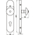 Skizze zu TOSKANA PZ88 biztonsági váltógarnitúra, bal horg., fekete passzivált
