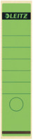 Rückenschild selbstklebend, Papier, lang, breit, 100 Stück, grün