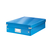 Organisationsbox Click & Store WOW, Mittel, Graukarton, blau