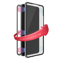 Black Rock Hama 360 Glass - Klare Bildschirmschutzfolie - Samsung - Samsung Galaxy S21 - Kratzresistent - Grau - Transparent - Handy-Schutzhülle 15,2 cm (6") Cover Schwarz