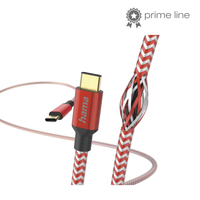 Hama Reflective cable USB USB 2.0 1,5 m USB C Rojo