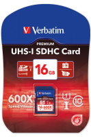 Verbatim UHS-I SDHC 16GB Klasa 10