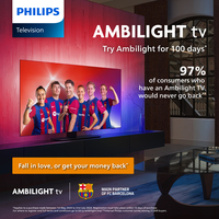 Philips TV 55PUS8079/12, 55" LED-TV 139,7 cm (55") 4K Ultra HD Smart TV Wi-Fi 350 cd/m²