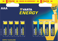 Varta BV-Energy 8 AAA Egyszer használatos elem Lúgos