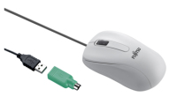 Fujitsu M530 ratón Ambidextro USB Type-A + PS/2 Laser 1200 DPI