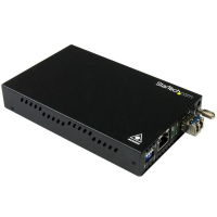 StarTech.com ET91000SM20 hálózati média konverter 2000 Mbit/s 1310 nm Single-mode Fekete