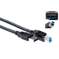 ACT SB3019 USB Kabel 2 m USB 3.2 Gen 1 (3.1 Gen 1) USB A USB B Schwarz