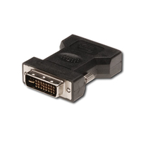 Ewent EC1250 cambiador de género para cable DVI-I 24+5 VGA Negro
