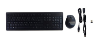 HP 932367-091 keyboard Mouse included RF Wireless Black