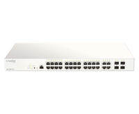 D-Link DBS-2000-28P switch di rete Gestito L2 Gigabit Ethernet (10/100/1000) Supporto Power over Ethernet (PoE) Grigio