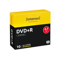 Intenso DVD+R 4.7 GB 16x 4,7 GB 10 pz