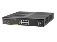 Aruba, a Hewlett Packard Enterprise company HPE Aruba 2930F 8G PoE+ 2SFP+ TAA Swch Zarządzany L3 Gigabit Ethernet (10/100/1000) Obsługa PoE 1U Szary
