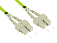 Alcasa LW-802SC5 InfiniBand/fibre optic cable 2 m SC OM5 Groen