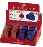 Faber-Castell 182711 potloodslijper Blauw, Rood