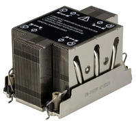 Supermicro SNK-P0078P számítógépes hűtőrendszer Processzor Hűtőborda/hűtő Fekete, Rozsdamentes acél
