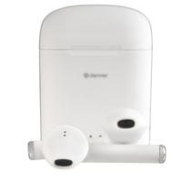 Denver TWE-46WHITE auricular y casco Auriculares Inalámbrico Dentro de oído Música Bluetooth Blanco