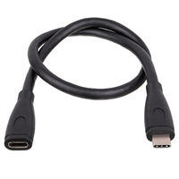 Akyga AK-USB-32 USB-kabel 0,3 m USB 3.2 Gen 2 (3.1 Gen 2) USB C Zwart