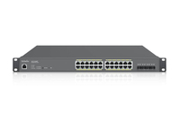 EnGenius ECS1528FP commutateur réseau Géré L2 Gigabit Ethernet (10/100/1000) Connexion Ethernet, supportant l'alimentation via ce port (PoE) 1U Noir