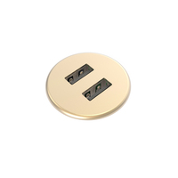 Kondator 935-PM30M socket-outlet 2 x USB A Yellow