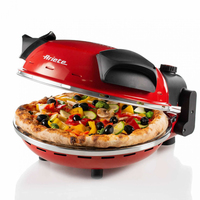 Ariete 0909/10 pizzasütő gép és kemence 1 pizzák száma 1200 W Fekete, Vörös