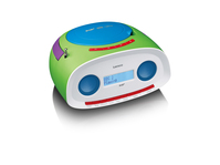 Lenco SCD-70 hordozható sztereó rendszer Analóg és digitális 2 W AM, DAB+, FM Többszínű MP3-lejátszás