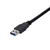 StarTech.com USB3SEXT1MBK USB kábel 1 M USB 3.2 Gen 1 (3.1 Gen 1) USB A Fekete