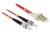 DeLOCK LC - ST, 2m InfiniBand/fibre optic cable Violet