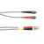 Black Box FOCMR62-005M-STLC-GR cable de fibra optica 5 m 2x ST 2x LC OFNR OM3 Gris