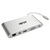 Tripp Lite U442-DOCK1 laptop dock & poortreplicator Bedraad USB 3.2 Gen 1 (3.1 Gen 1) Type-C Zilver
