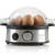 Domo DO9142EK cuiseur d'oeufs 7 œufs Noir, Acier inoxydable, Transparent