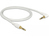 DeLOCK 85567 Audio-Kabel 1 m 3.5mm Weiß