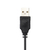 Hama HS-USB300 Casque Avec fil Arceau Jouer USB Type-A Noir