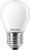 Philips Filament-Kerzenlampe, P45 E27, Milchglas, 60 W