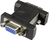 Renkforce RF-4212222 tussenstuk voor kabels DVI VGA (D-Sub) Zwart