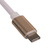 Akyga AK-AD-56 cable gender changer USB Typ C DisplayPort Gold, White