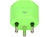 Max Hauri AG 132610 elektryczny wtyk zasilający Typ J Zielony 3P