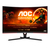 AOC C32G3AE/BK écran plat de PC 80 cm (31.5") 1920 x 1080 pixels Full HD LED Noir, Rouge