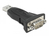 DeLOCK 61506 tussenstuk voor kabels USB A RS-232 Zwart