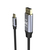 Inca ITCD-02TX HDMI kabel 2 m HDMI Type A (Standaard) USB Type-C Zwart