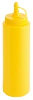 Quetschflasche 0,25 l, gelb Quetschflasche aus Polyethylen, mit Schraubdeckel