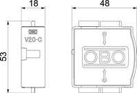 OBO V20 C 0 280 SURGECONTROLLER V20 INSTEEK MO