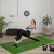 Relaxdays Bodenschutzmatte mit Motiv, 60x60 cm, 8 Puzzlematten mit Rand, EVA, 3m² Fläche, Kinder, Pool & Fitness, grün