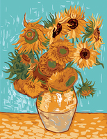 Canvas: Royal Paris: Sunflowers By Van Gogh