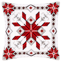 Cross Stitch Kit: Cushion: Snow Crystal I